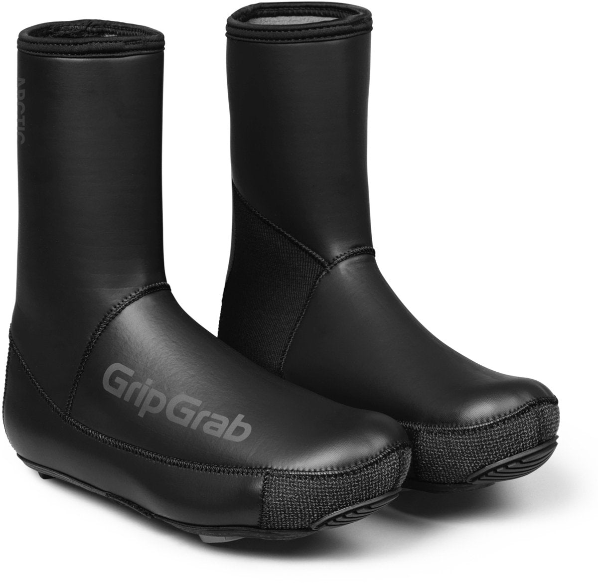 Gripgrab - arctic 2 vandtætte severe winter neopren cykeloversko vandtætte med fleecefor - sort - unisex - størrelse l (42 43)
