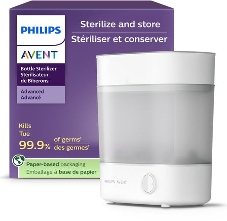 Philips avent flaskesterilisator - 6 flasker - hurtig og effektiv rengøring - scf291 00