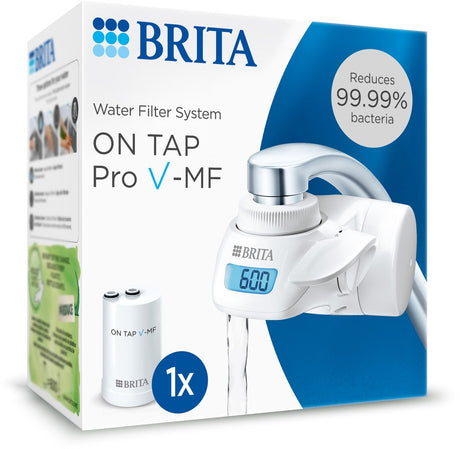 Brita on tap v-filter - 1 filter (600l) - rent drikkevand, reducerer bakterier, klor og bly