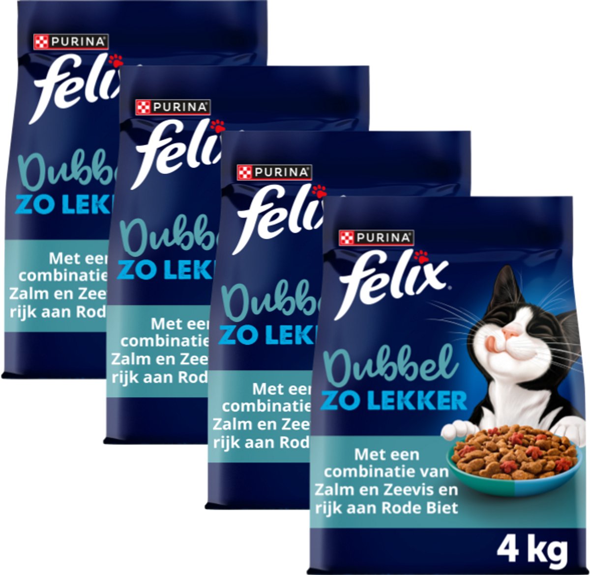 Felix dobbelt så velsmagende - laks havfisk - 4 x 4 kg