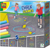 Ses creative ses sidewalk chalk games 5in1