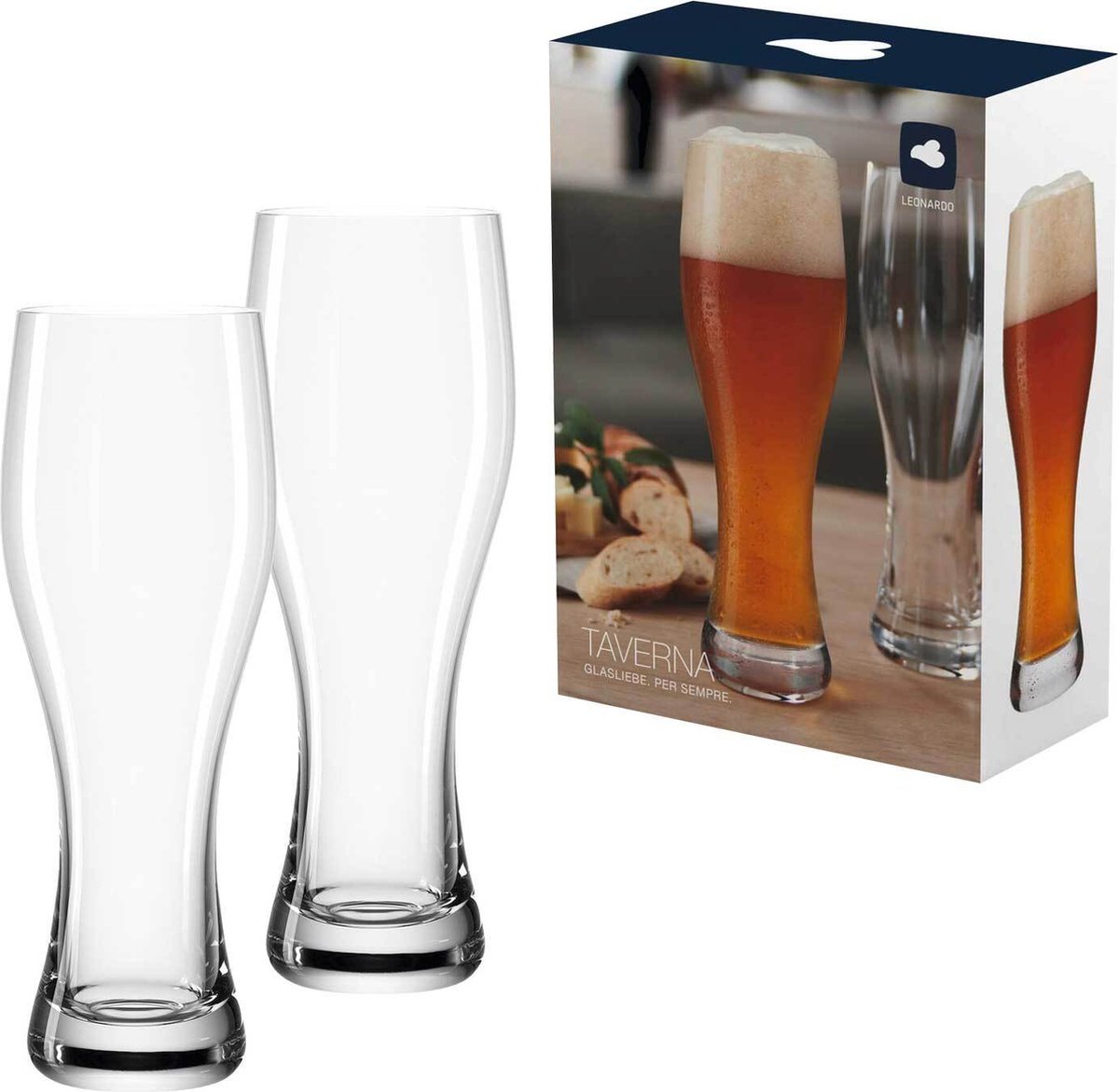 Leonardo taverna specialølglas 330 ml - sæt 2