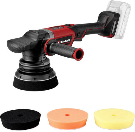 Einhell professionel batteri excentrisk polermaskine cp-ep 18 125 li bl solo - power x-change - 18 v li-ion - 500-3.800 t min - ø125 mm - inkl. 3x polerpuder - ekskl. batteri og oplader