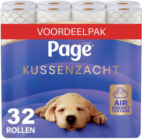Page ® toiletpapir - pude blødt toiletpapir - 32 ruller - ultimativ komfort - værdipakke