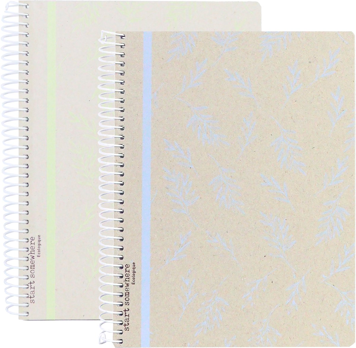 Kangaro spiralblok - ecologique - størrelse a5 - med diamant 5mm - 2 stk - an-116113-b