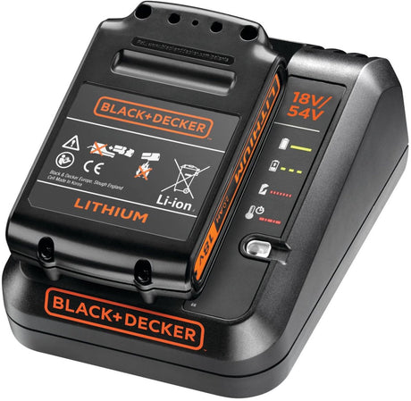 Black+decker startsæt: 18v 2.0ah batteri + 2a oplader - bdc2a20-qw