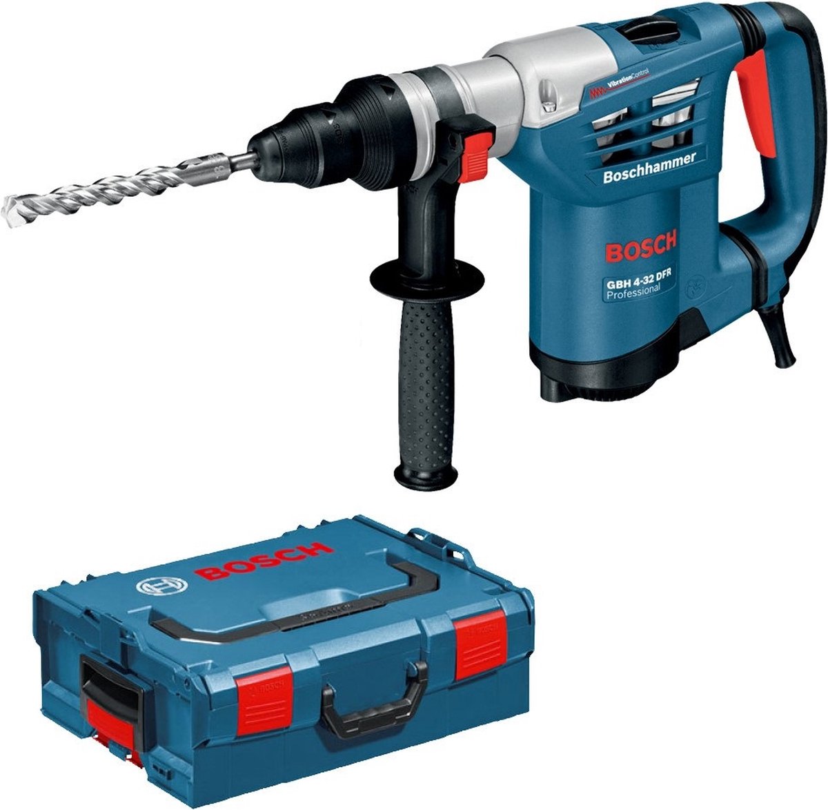 Bosch borehammer gbh 4-32 dfr (dybdeanslag 310 mm, håndtag, skiftholder sds-plus)