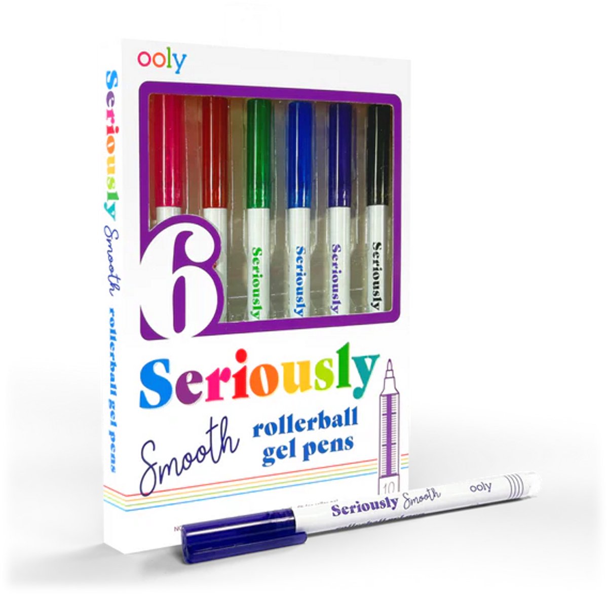 Ooly - seriøst glat - rollerball gel penne - 6 stk
