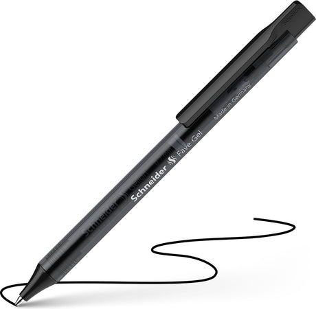 Schneider skriveredskaber schneider gel pen - fave - sort - 0,4 mm - s-101101-20