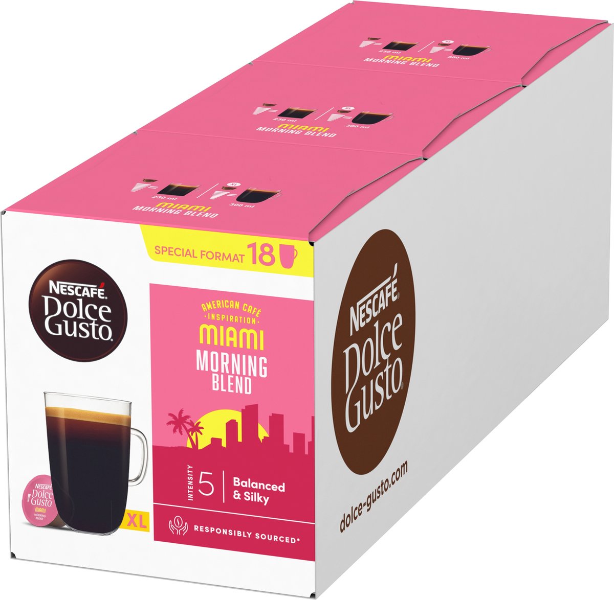 Nescafé dolce gusto kapsler miami morgenblanding - 54 kaffekopper til 54 kopper kaffe