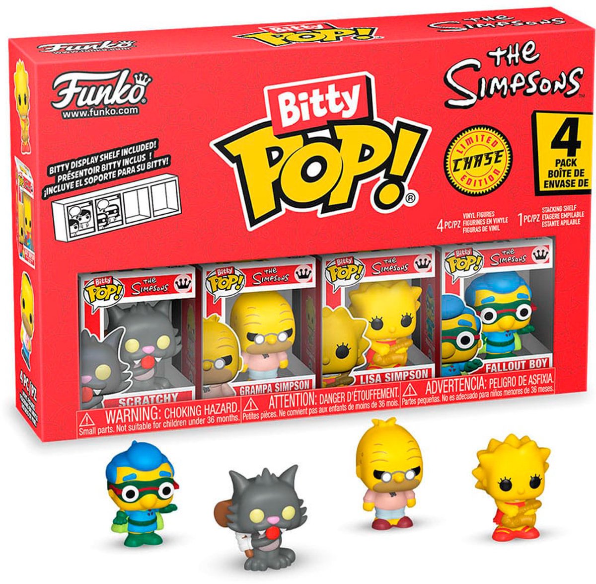 Funko bidy pop! - The simpsons - scratchy grampa simpson lisa simpson random chase