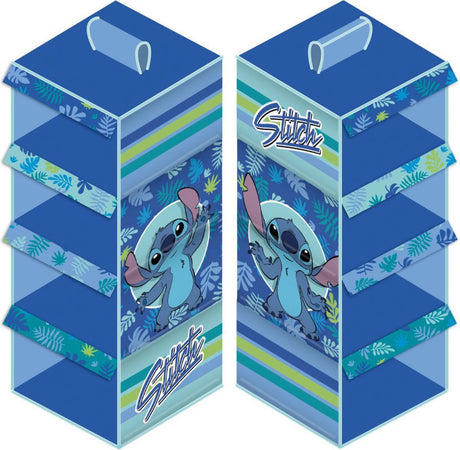 Disney lilo stitch 4-lags garderobeorganisator blå
