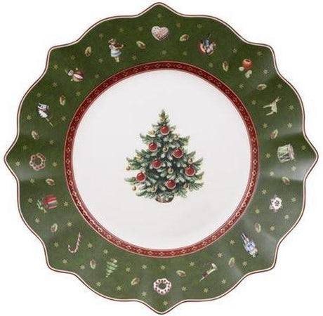 Villeroy Boch Toy's Delight morgenmadstallerken - 24 cm - grøn - Jul