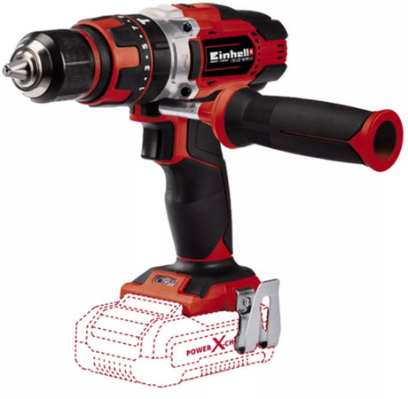 Einhell akku slagbore-/skruetrækker te-cd 18 48 li-i solo - power x-change - 18 v li-ion - med slagfunktion - 2 hastigheder - 48 nm - ekskl. batteri og oplader