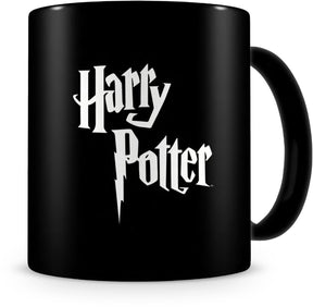 Harry potter - krus - sort og hvid - keramik