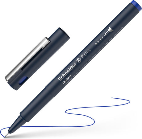 Schneider skriveredskaber schneider fineliner - pictus - stregbredde 0,4 mm - blå - s-197403