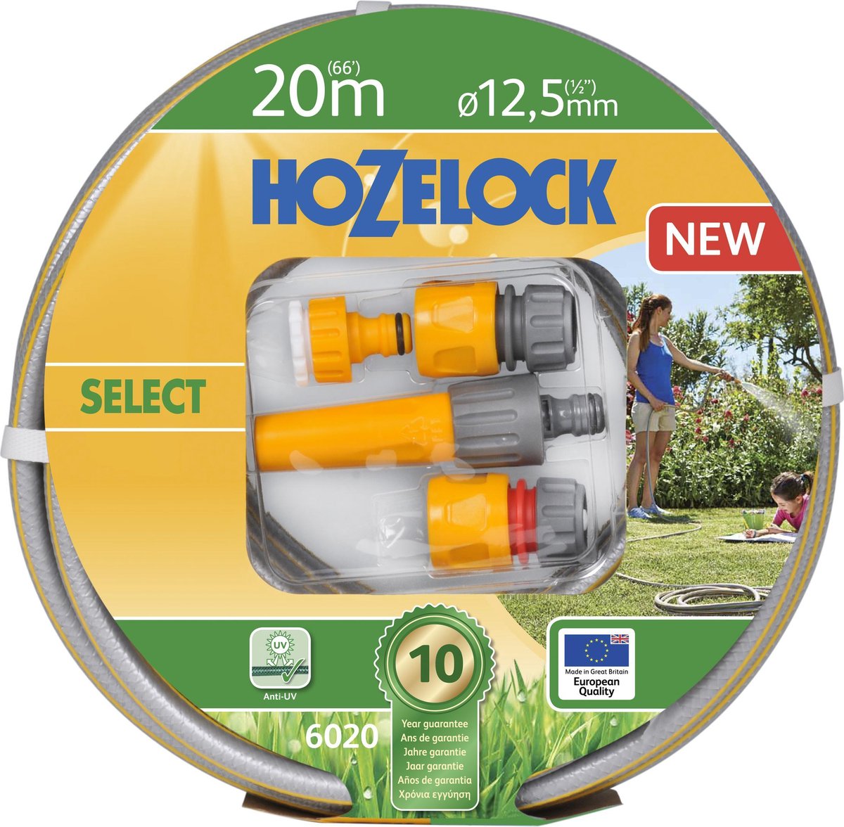 Hozelock select slangesæt ø 12,5 mm 20 meter