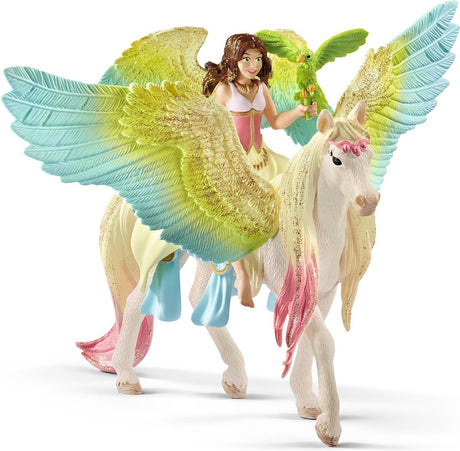 Schleich bayala - surah med glitter pegasus - legefigur - børnelegetøj til drenge og piger - 5 til 12 år - 70566