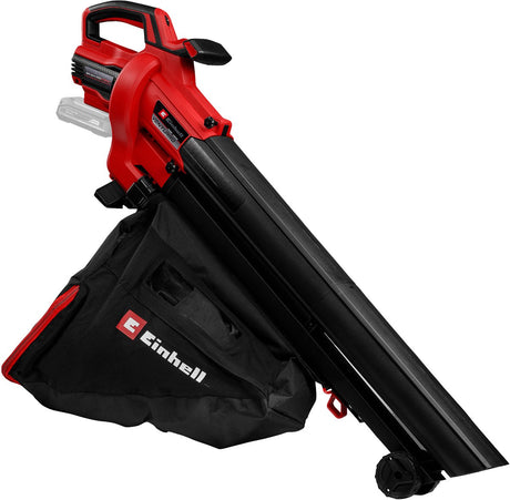 Einhell batteri løvblæser - stempel venturro 18 210 li solo - power x-change - 18 v li-ion - blæsehastighed: 210 km t - 45 l opsamlingspose - hakkefunktion: 10:1 - ekskl. batteri og oplader