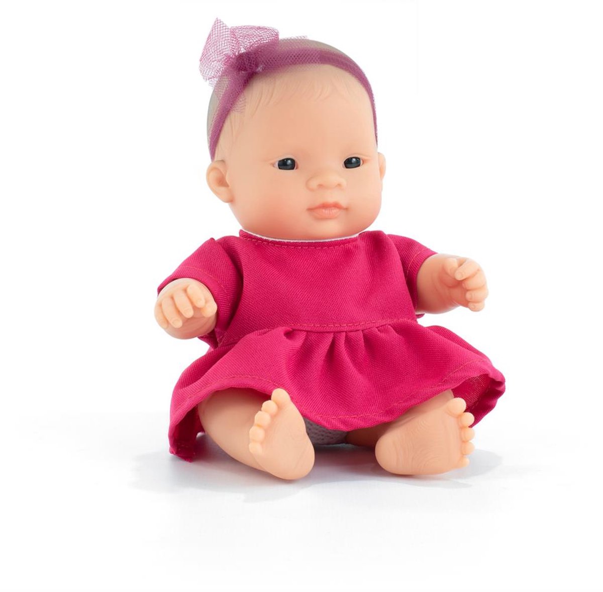 Miniland babydukke - asiatisk pige 21 cm - med vaniljeduft - vandtæt - 10 måneder