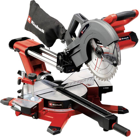 Einhell batteri radial afskåret geringssav te-sm 36 10 li solo - power x-change - 36 v li-ion - ø254 mm - inkl. 40 tands savklinge - ekskl. batteri og oplader