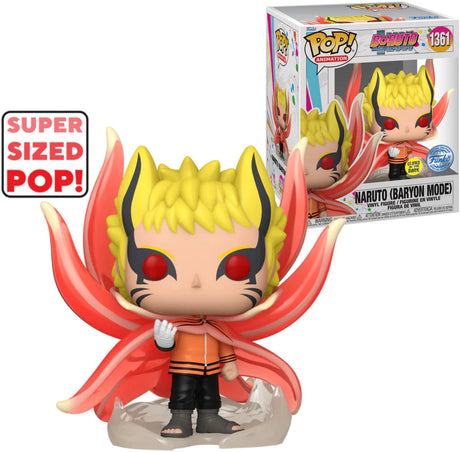 Funko pop! naruto (baryon-tilstand) (glød) 6 tommer - boruto: naruto næste generation eksklusiv