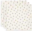 Jollein hydrofiele doek small 70x70cm mini teddy bear (3pack)
