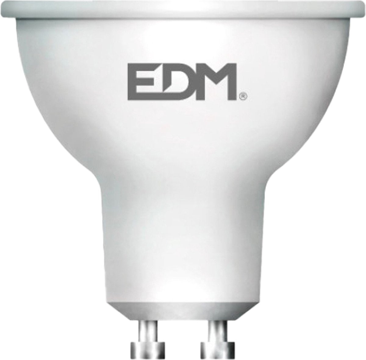 EDM led spotlampe gu10 5w 6400k 400lm 230v - 50mm - led lamper - kølig hvid - 3-pak