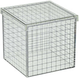 Albatros fiskeri gennemsigtig 3D gitter terning - 10x10x10 cm
