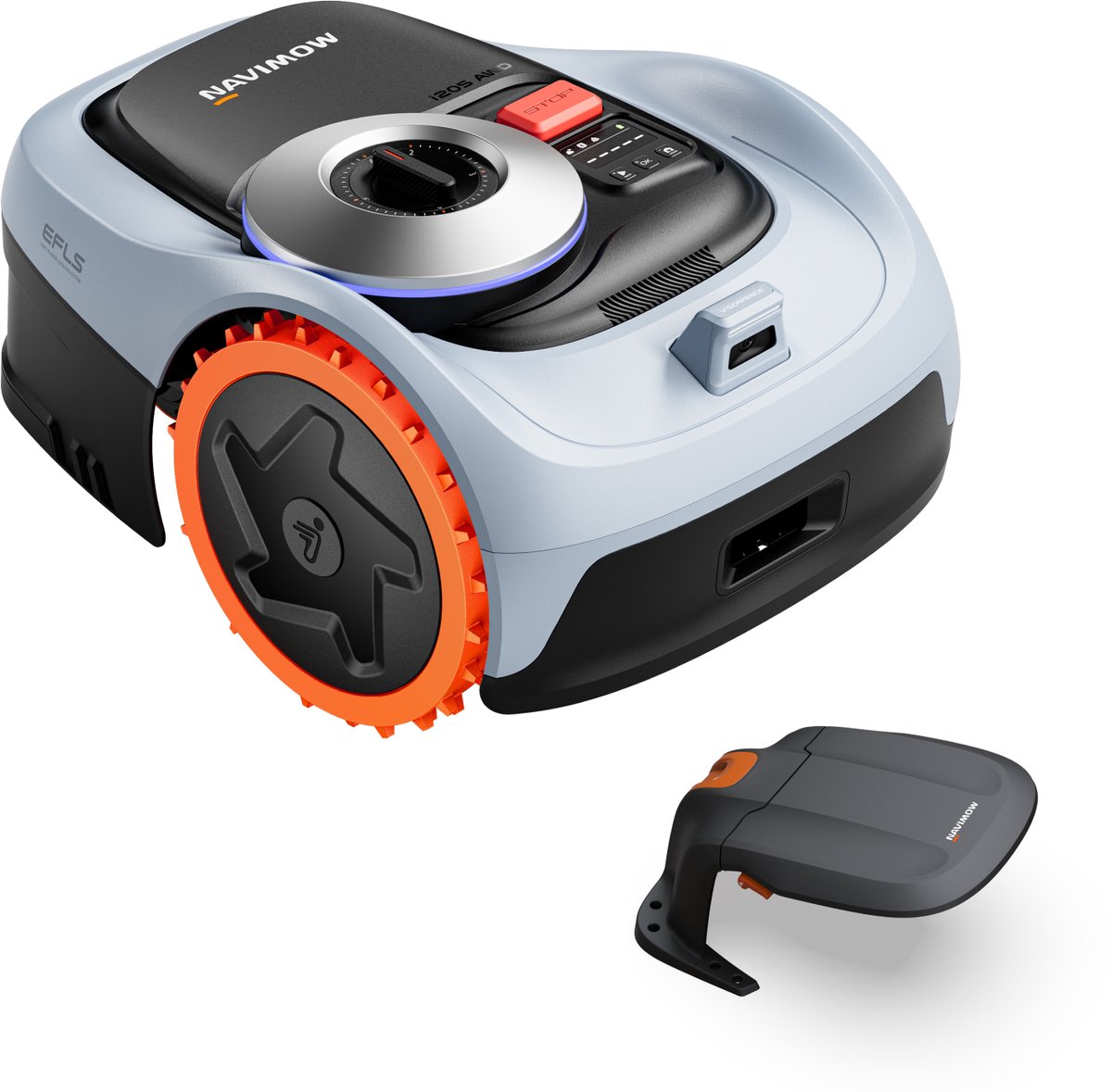 Navimow segway i208 awd - robotgrasmaaier - nrtk + vision - zonder grensdraad zonder antenne - automatische installatie - 800m² - 45% helling - ai obstakelvermijding - apple find my - super stil 59db - 3 jaar garantierobotgrasmaaier