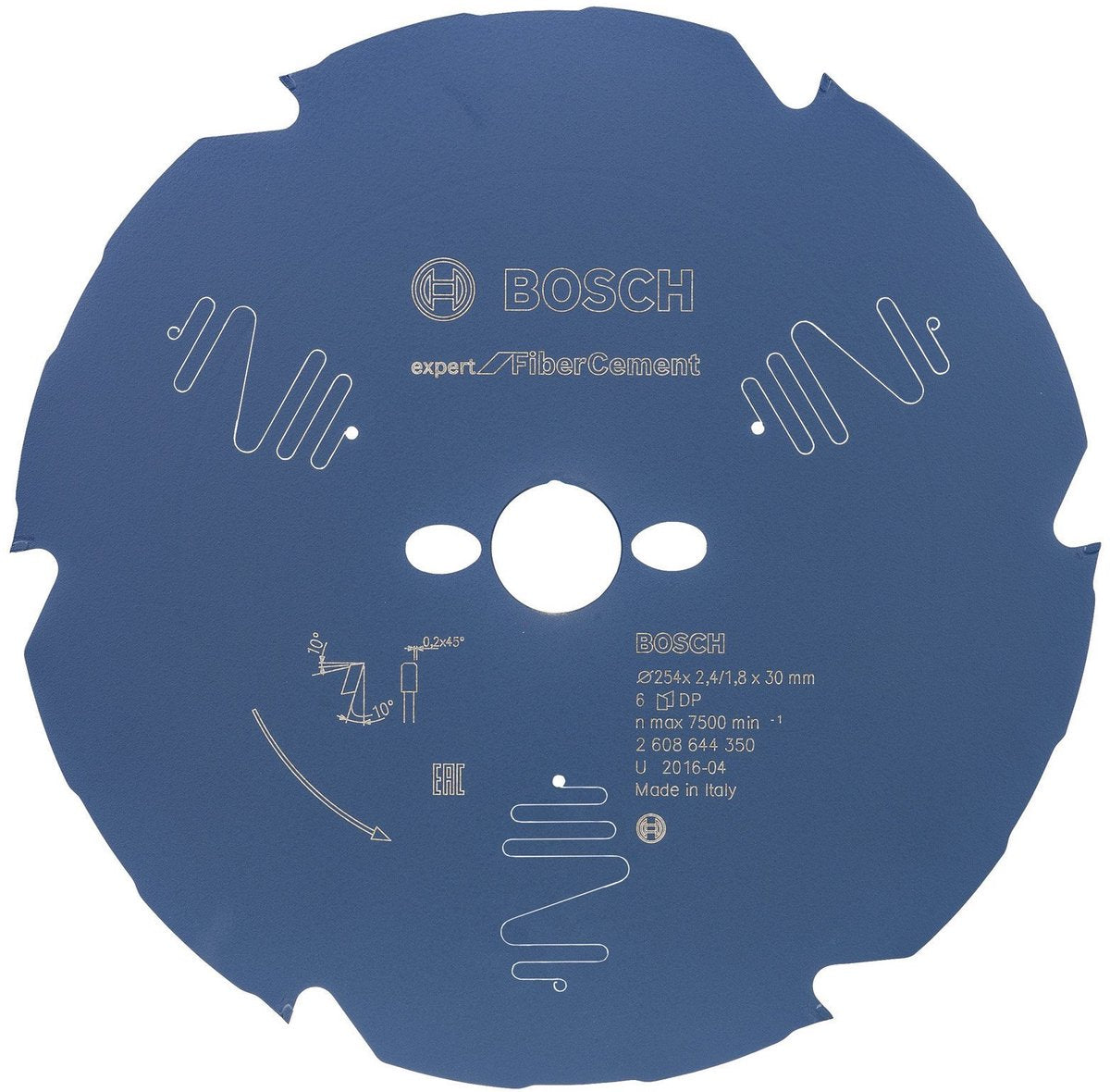 Bosch klingeekspert til fibercement 254x30x2,4