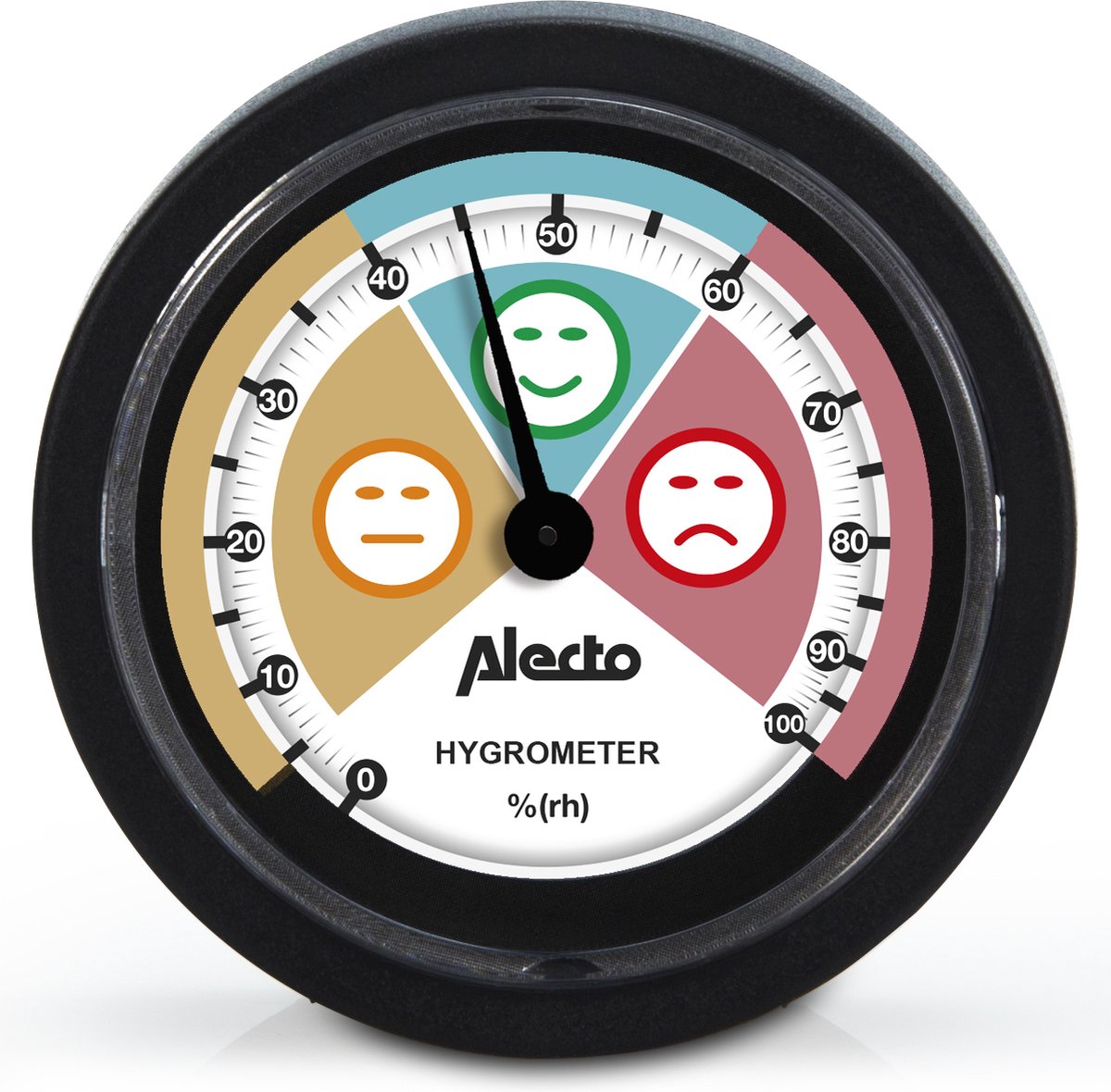 Alecto ws-05 - indendørs hygrometer - virker uden batterier - sort