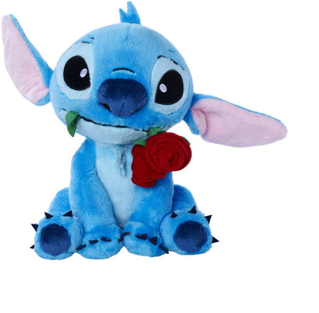Simba toys plys - disney plys disney - søm med rose (25cm)