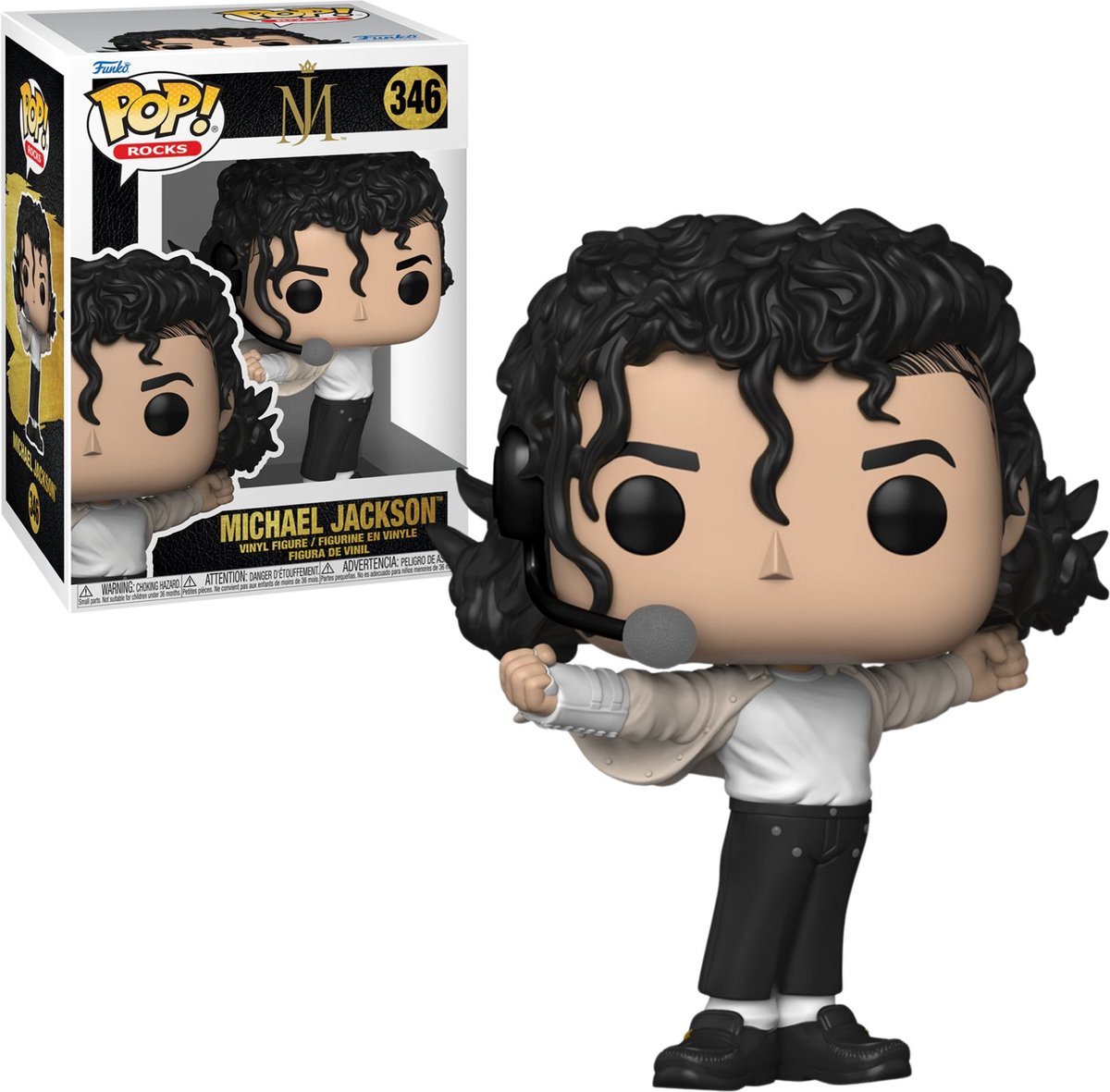 Funko pop rocks: michael jackson (superbowl) - pop #346