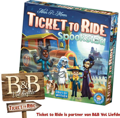 Days of wonder billet til at ride spøgelsesby - - familiespil - hollandsk brætspil - fra 6 år