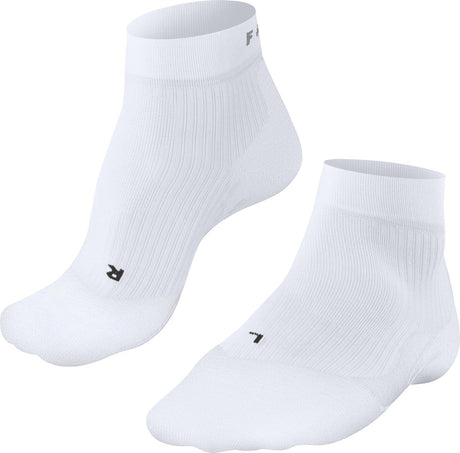Falke te 4 korte anti-blister bomuld funktionsmateriale tennisstrømper kvinder hvid - str. 37-38