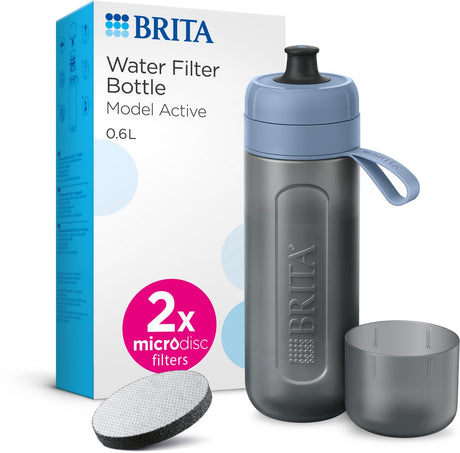 Brita vandflaske aktiv mørkeblå 1 stk