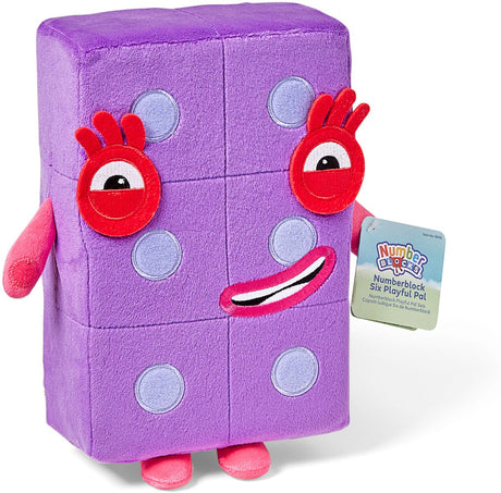 Læringsressourcer numberblocks® six - krammetøj - fra 18 måneder