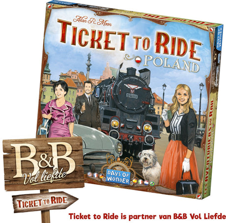 Days of wonder billet til at ride Polen - udvidelse - brætspil