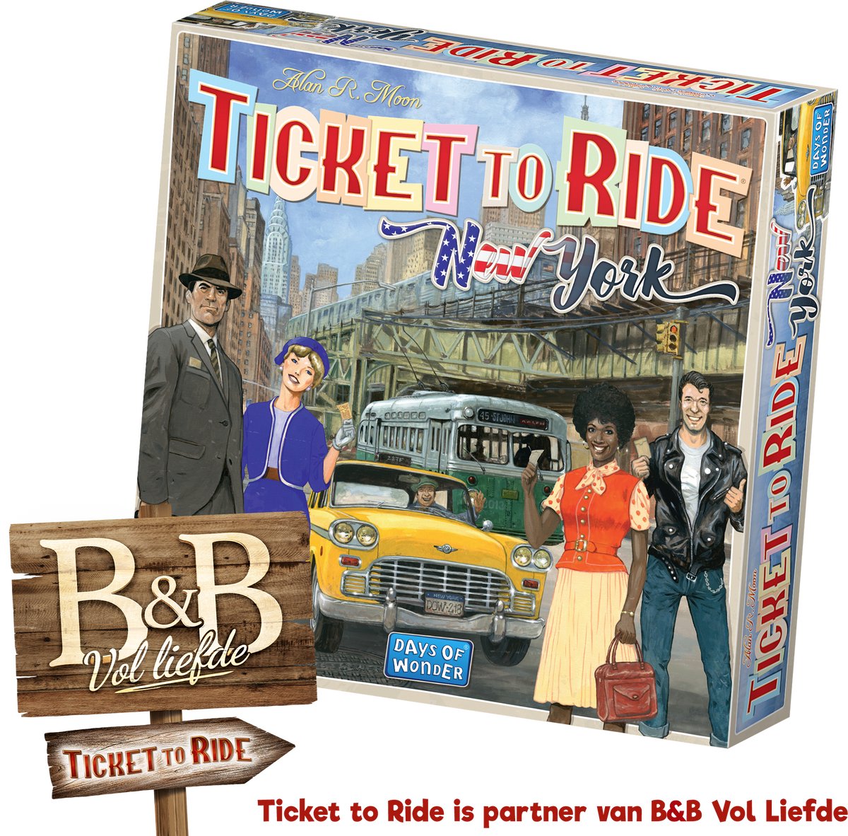 Days of wonder billet til at ride new york brætspil