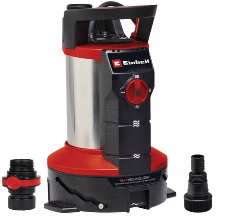 Einhell elektrisk snavsvandspumpe ge-dp 7935 n-a ll eco - 790 w - 19500 l h - snavs op til ø35 mm - sug op til 1 mm - justerbar til snavset og rent vand - trinløst justerbar svømmerafbryder