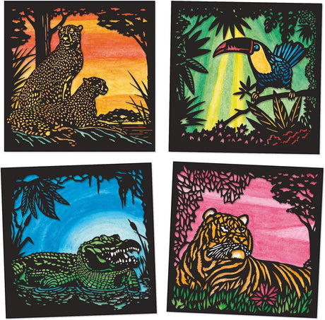 Djeco - akvarelværksted jungledyr
