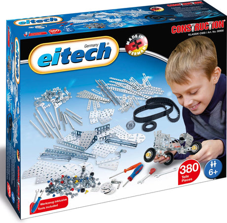 Eitech ® byggekasse byggelegetøj - ekspansionssæt - 380 dele