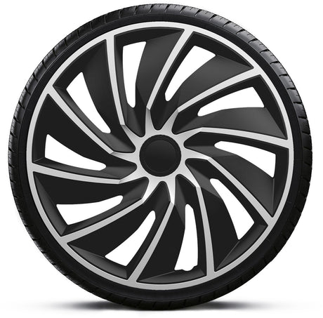 Gorecki wieldoppenset turbo van 17 zwart zilver