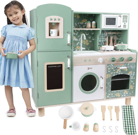 Lobbes toys bv classic world vintage træ køkken