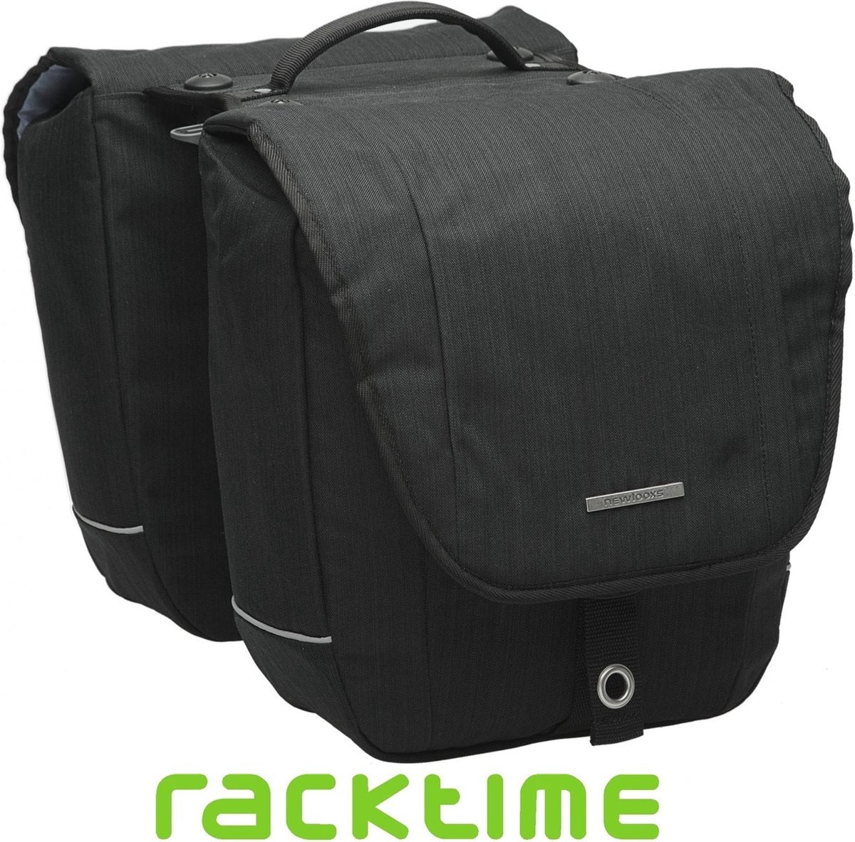 New Looxs Avero Double Bicycle Bag - Black - Polyester - Sporty - 25L