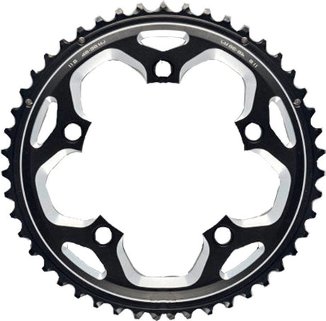 Shimano fc-rs500 kædering - 46t - til racercykel - 110 mm - sort