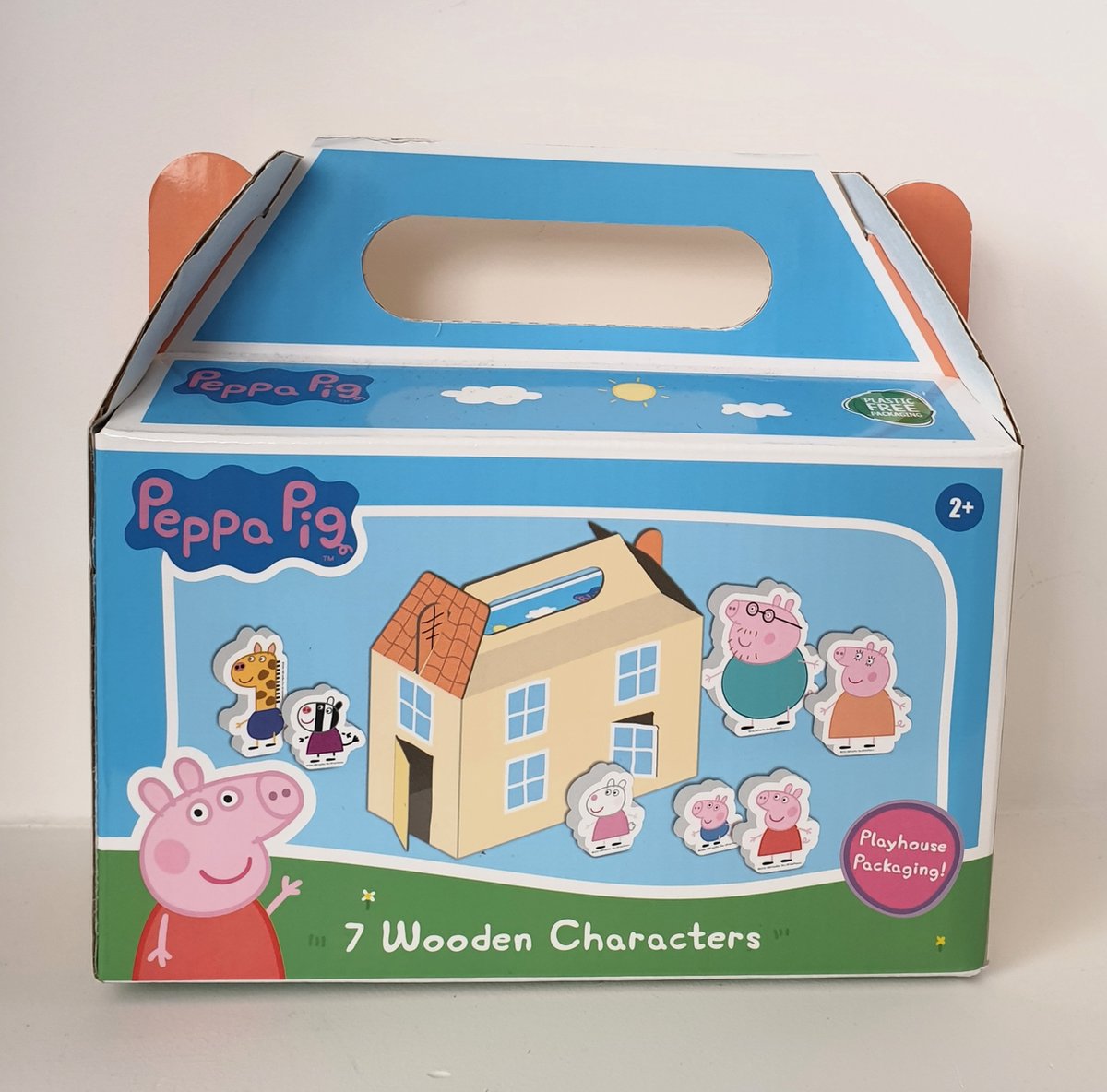 Peppa pig houten speelfiguren set - 7dlg.