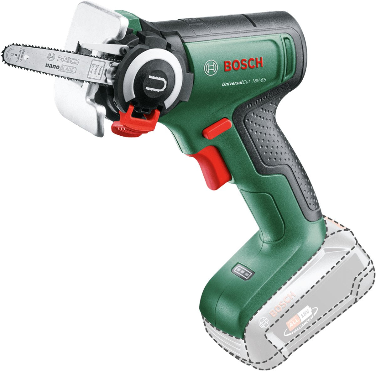 Bosch universalcut 18v-65 - uden 18v batteri og oplader