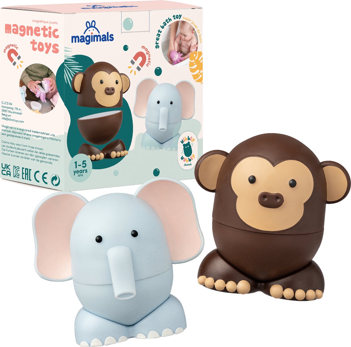 CLICS MAGIMALS WILLE WIBLY SAFARI Magnetisk træk